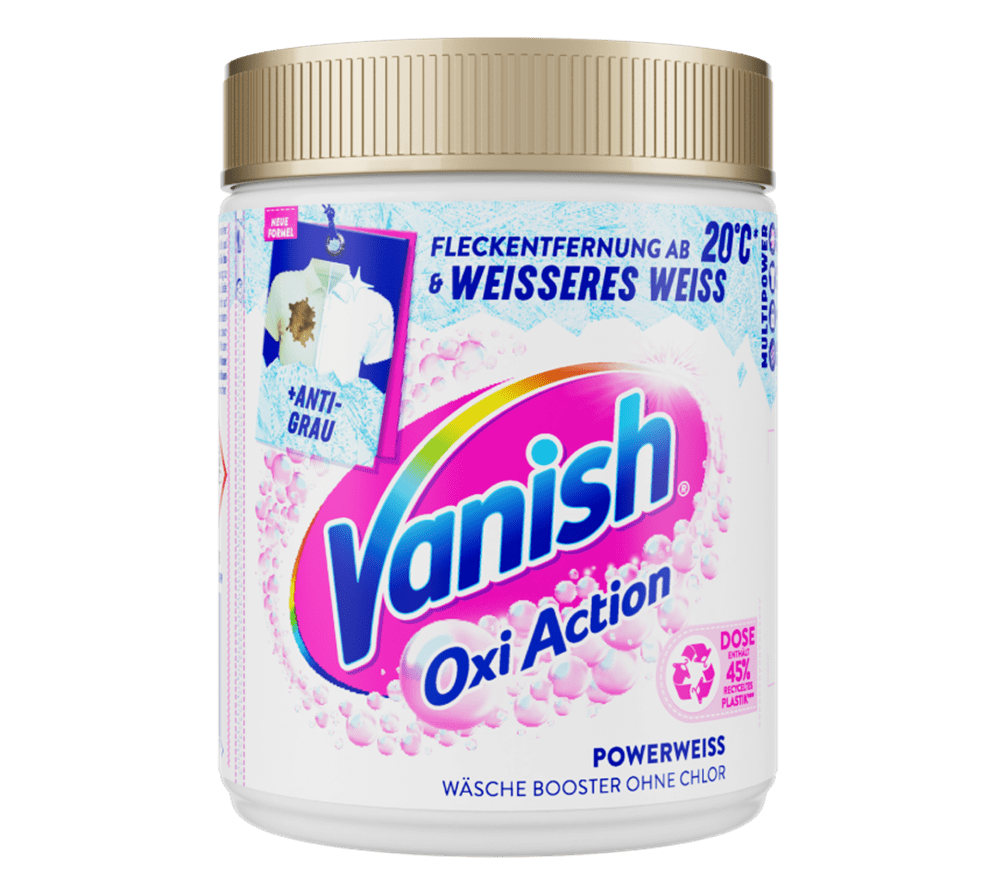 VANISH OXI ACTION WÄSCHE BOOSTER PULVER FÜR WEISSES